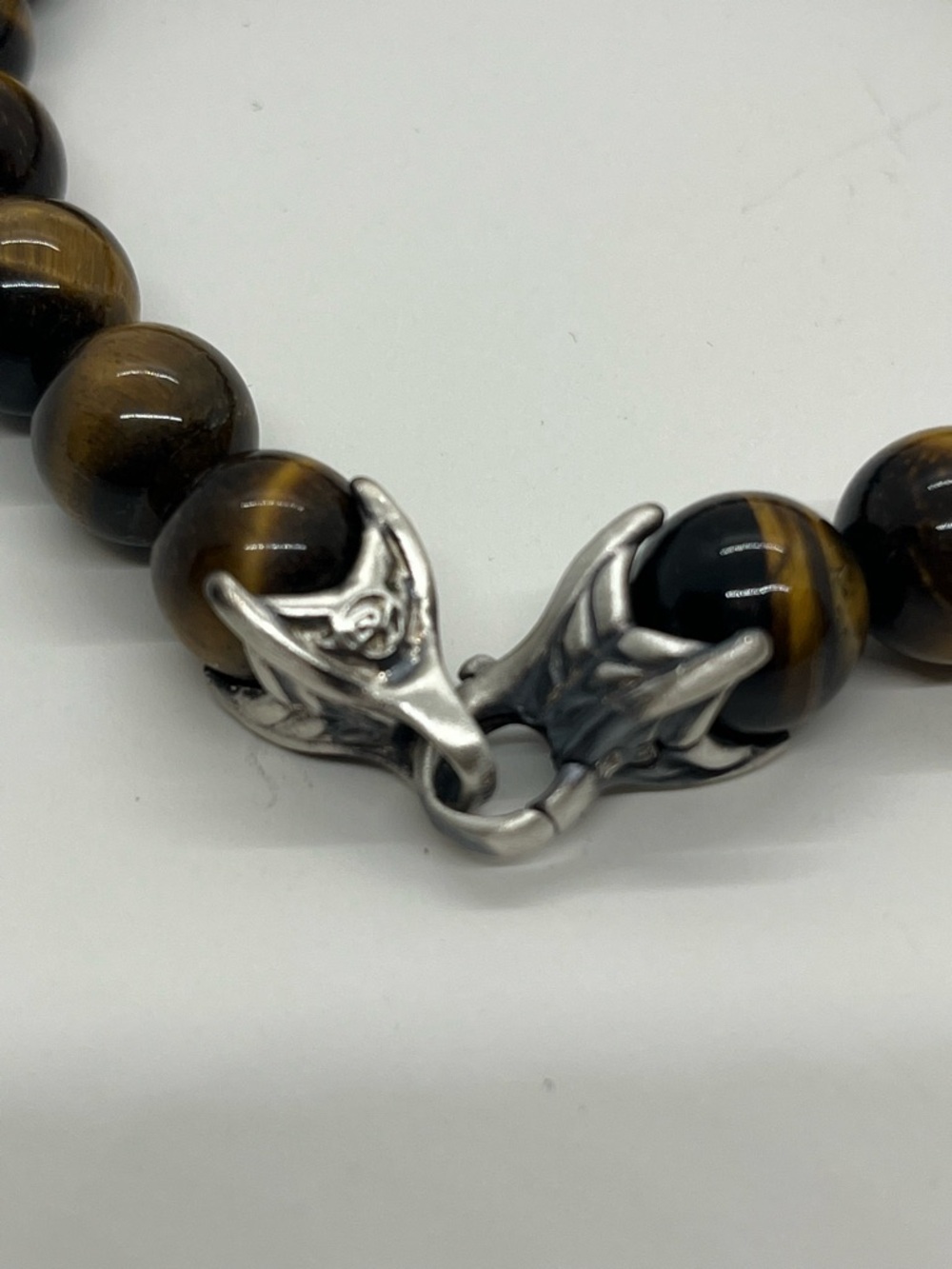 David Yurman, yellow tiger eye spiritual beads bracelet 8mm - Picture 3 of 6